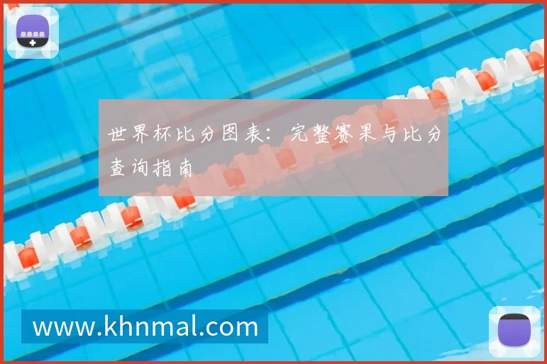 世界杯比分图表:完整赛果与比分查询指南